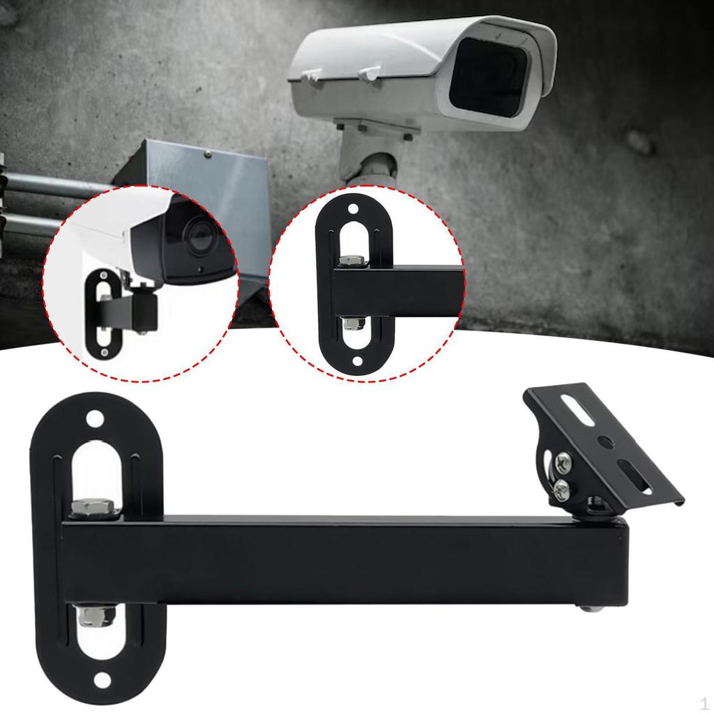 Supporto Staffa per Telecamera di Sicurezza Metallo Stabile Regolabile Angolo Supporto Stand per Hotel