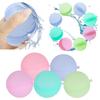 New Reusable Water Balloons Refillable Water Balloon Quick Fill Self Sealing Water Bomb Splash Balls for Kids Swimming Pool