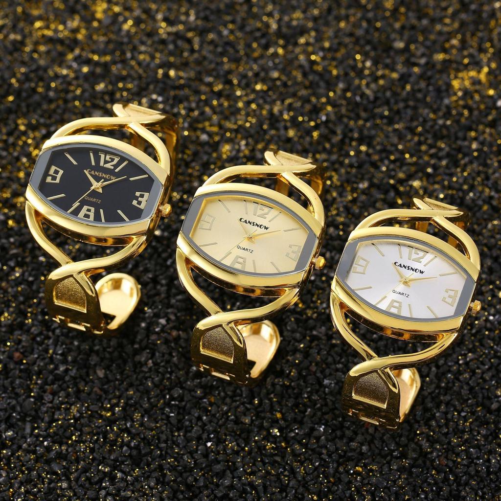 Fashion Women's Gold Watch Bangle Bracelet Stainless Steel Luxury Watches for Women Ladies Quartz Wristwatch