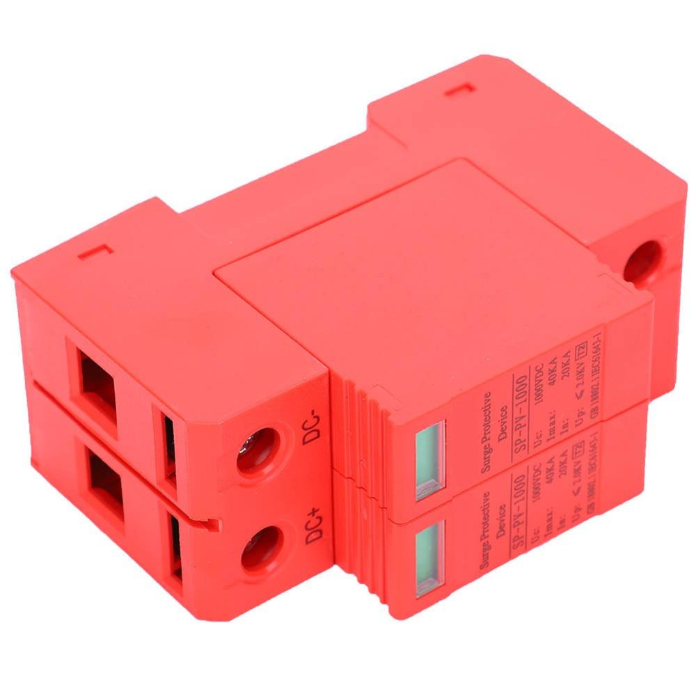 DC1000V Voltage Arrester Device 2P DC Photovoltaic Lightning Protector  Industrial Applications