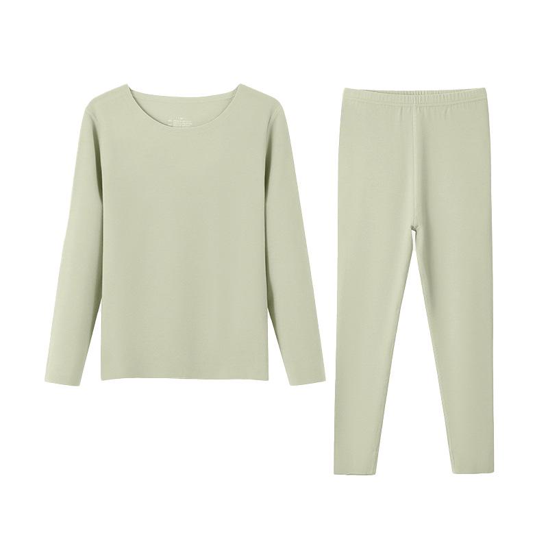 Ensemble de sous-vêtements pour enfants doublé en polaire: Très épais, Antibactérien, Chaud pour Ados et Grands Enfants (Classe A, 10A)