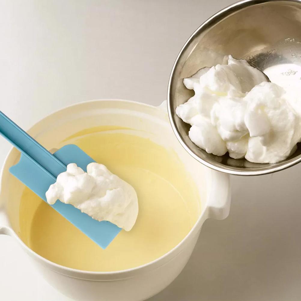 2Pcs Set Plastic Spatula Soft Grip Cream Scraper Cutter Kitchen Gadget Baking Tools for Butter Cake Cream Pastry 10inch