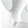 Kroppsvase Hvit keramikkvase Minimalistisk stil, Unik statuekunstbustvase, moderne abstrakt blomstervase for hjemmeinnredning, midtdeler, borddekorasjon
