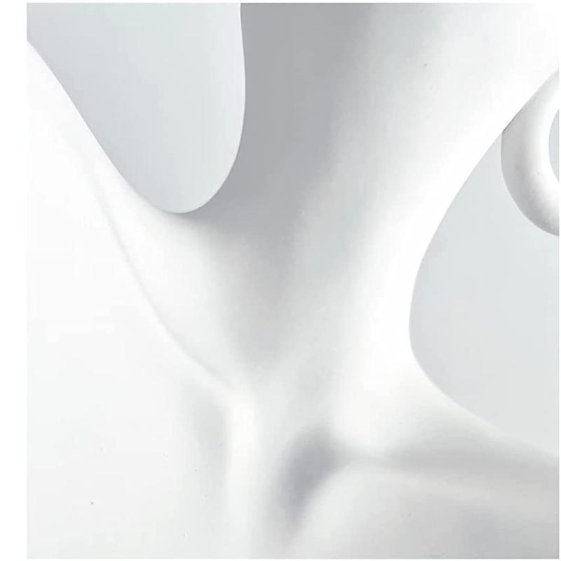 Kroppsvase Hvit keramikkvase Minimalistisk stil, Unik statuekunstbustvase, moderne abstrakt blomstervase for hjemmeinnredning, midtdeler, borddekorasjon