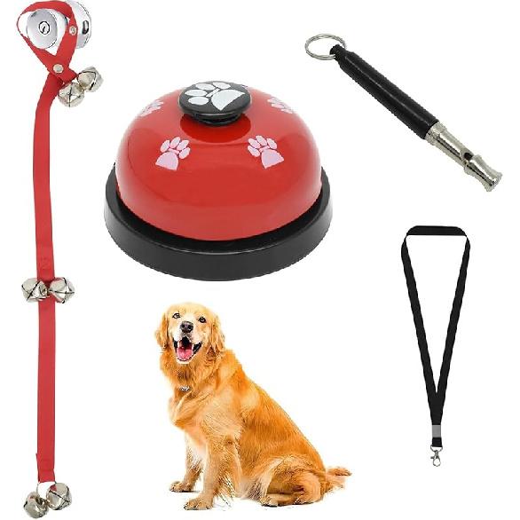 GKYZBB 3 Pack Dog Doorbells, Pet Training Bells for Go Outside Potty Training and Communication Device Large Loud Dog Bell Cat Puppy Interactive Toys