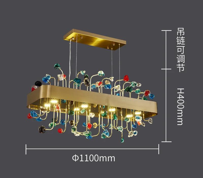 

Подвесные светильники для гостиной, роскошные, простые, скандинавские, европейские, американские, хрустальные светильники для спальни