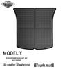 2022 Tesla Model Y TPE Non-Slip Wear-Resistant Foot Pads: 5/7-Seat Front & Rear Trunk Mats
