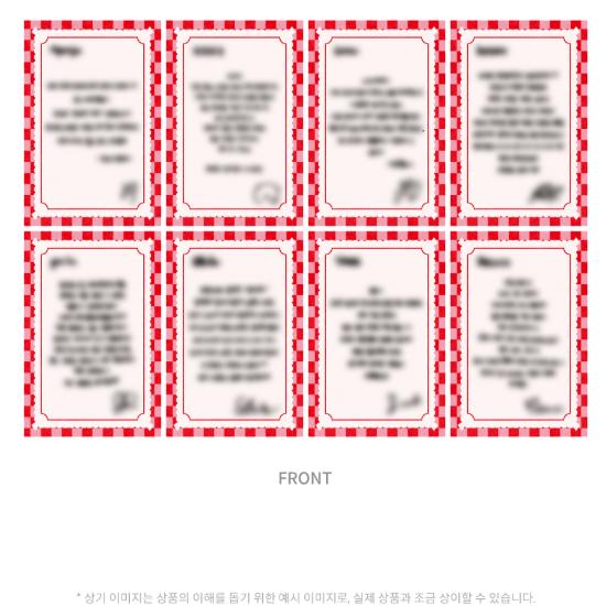2025 UNIS Fancon Asia Tour in Seoul Message Card Set