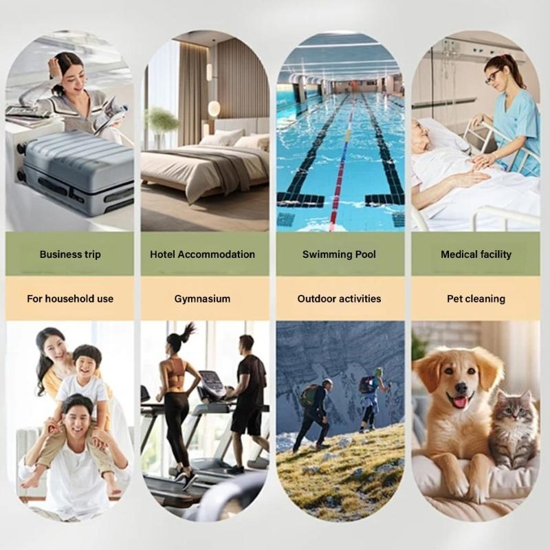 Sturdy Microfiber Sand Resistant Bath Towel Fast Absorbing Designs Travel Accessory
