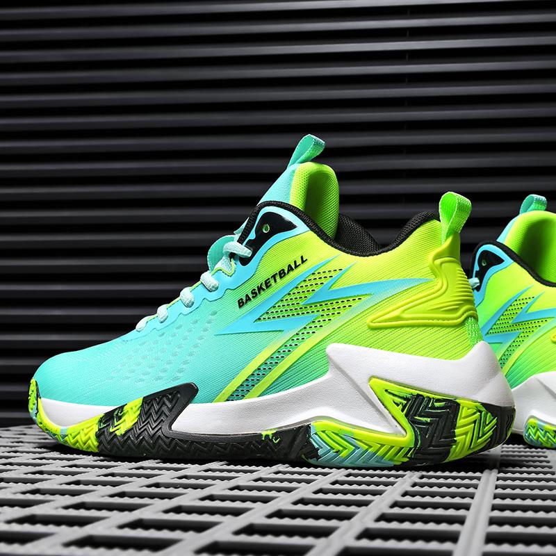 New Men Basketball Shoes Non Slip Cushioning Breathable Training Athletic Shoes Outside Athletic Shoes For Male Athletic Footwear