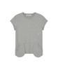 Guwolsibil Neck Layer Short Sleeve Top Gray