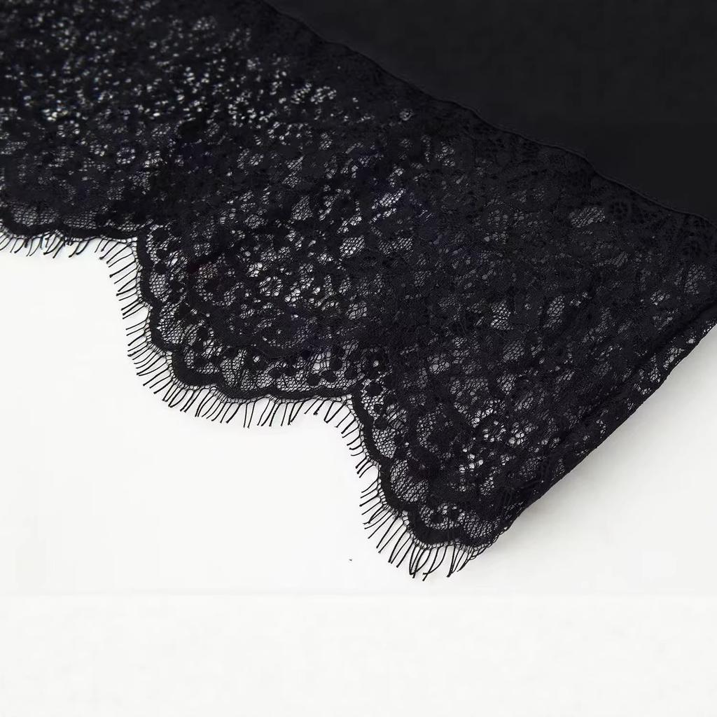 Popular Women's Clothing Lace Shawl Tube Top Skirt Sexy Hip Wrap Lace Edge Short Skirt Women