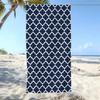 Traditional Moroccan Pattern Printed Towel Lightweight Portable Bath Wrap for Girls Teenagers Gift Idea