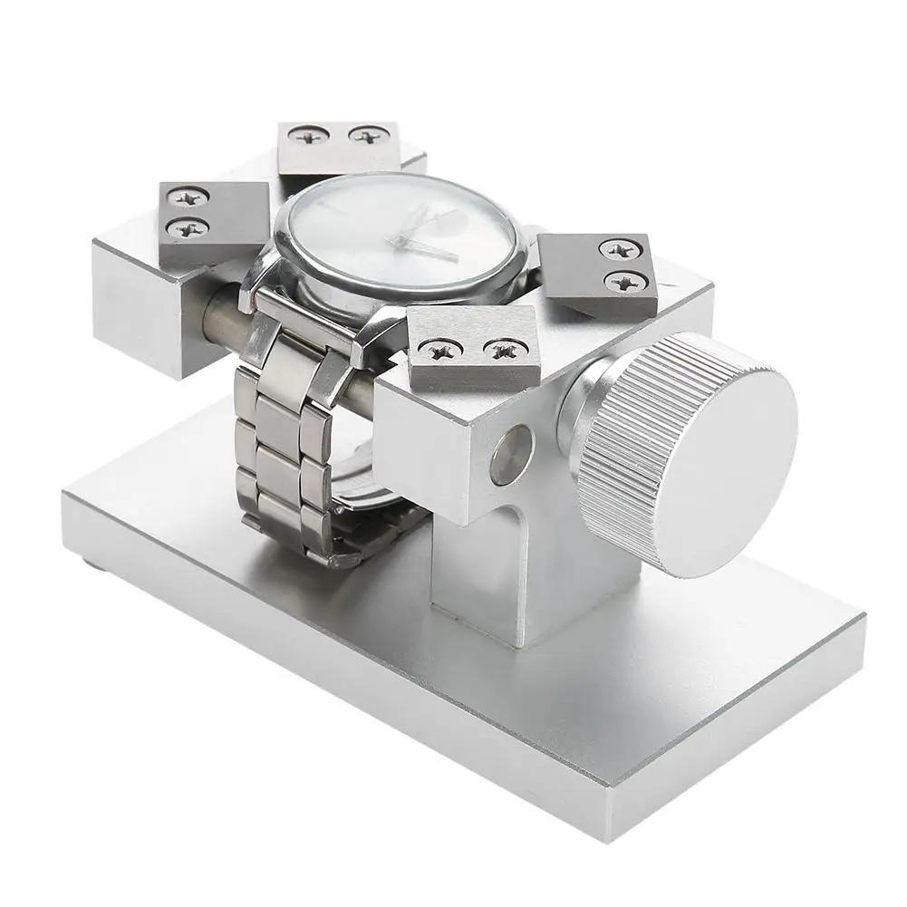Xiaomi Professional Watch Bezel Opener Removal Tools Workbench Back Case Opener Tool Watch Parts Repair Tool for Watchmaker Red /Silver