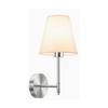 American-Style Wireless RGB Wall Lamp with Remote Control and Fabric Shade for Bedside, Living Room, or Stairwell