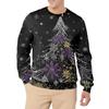 Men's Casual Fashion Printed Round Neck Pullover Sweatshirt