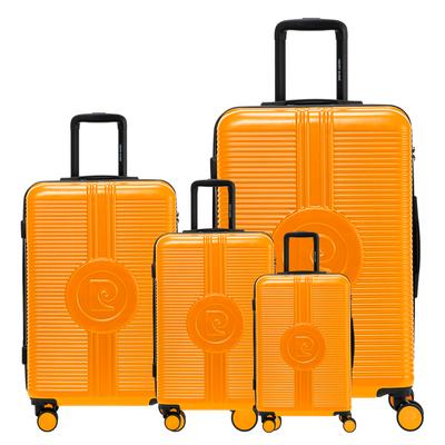 SET OF 4 SATURN ORANGE SUITCASES