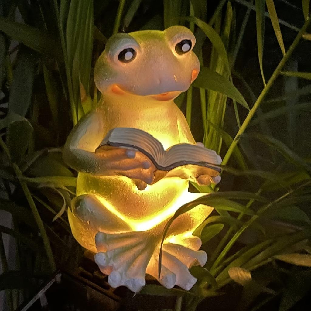 Led Solar Frog Stake Light Outdoor Waterproof Garden Decoration Solar Lawn Light for Patio Porch Landscape Solar Animals Lamp