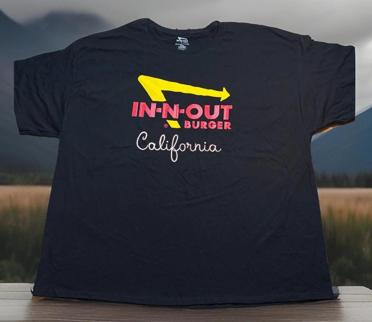 In N Out Burger T-Shirt Large California 1948 In-N-Out Hamburger NEW In-N-Out S
