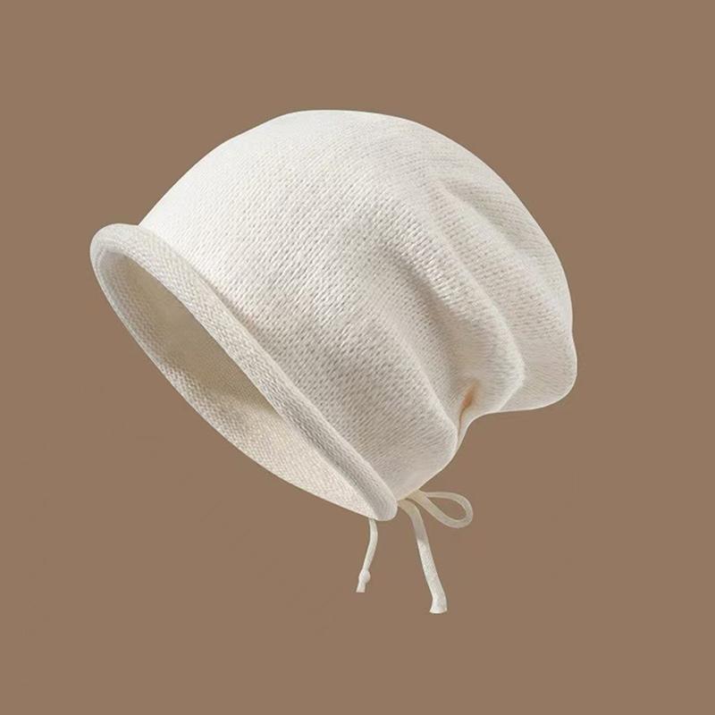 

Korean Letter Knitted Hat For Men Women Baggy Slouchy Beanie Autumn Winter Keep Warm Cap Hip Hop Bonnet as the picture