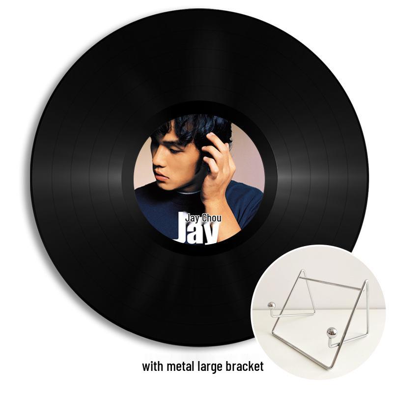 Retro Sunset Vinyl Record Wall Clock: Silent DIY Creative Decor for Living Room.