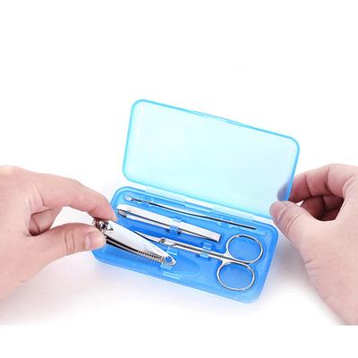 4-Piece Manicure Set, Nail Clippers Kit, Stainless Steel Nail Cutter Care Tools Professional Grooming Kits, Gift for Men, Father