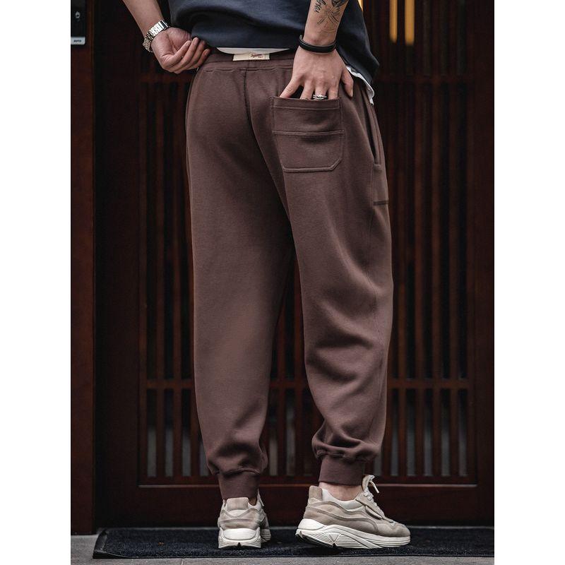 Marden Knitted Sweatpants Large Pocket Tapered Sports Cargo