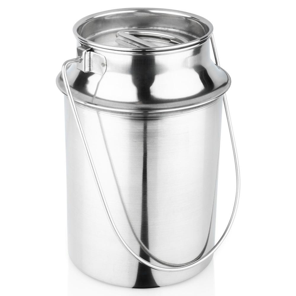 Kanka Stalowa Bańka Konwia Metalowa Pojemnik Na Mleko Do Mleka Retro 1,9L
