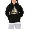 Sweatshirts For Teen Girls Hoodies Long Sleeve Drawstring Pullover Cute Printed Oversized Hoodie Christmas