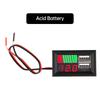 Dual USB 5V 2A Car Voltmeter Voltage Meter Panel 12V 3S Lithium Battery Capacity Indicator Power Tester Li-ion Lead acid