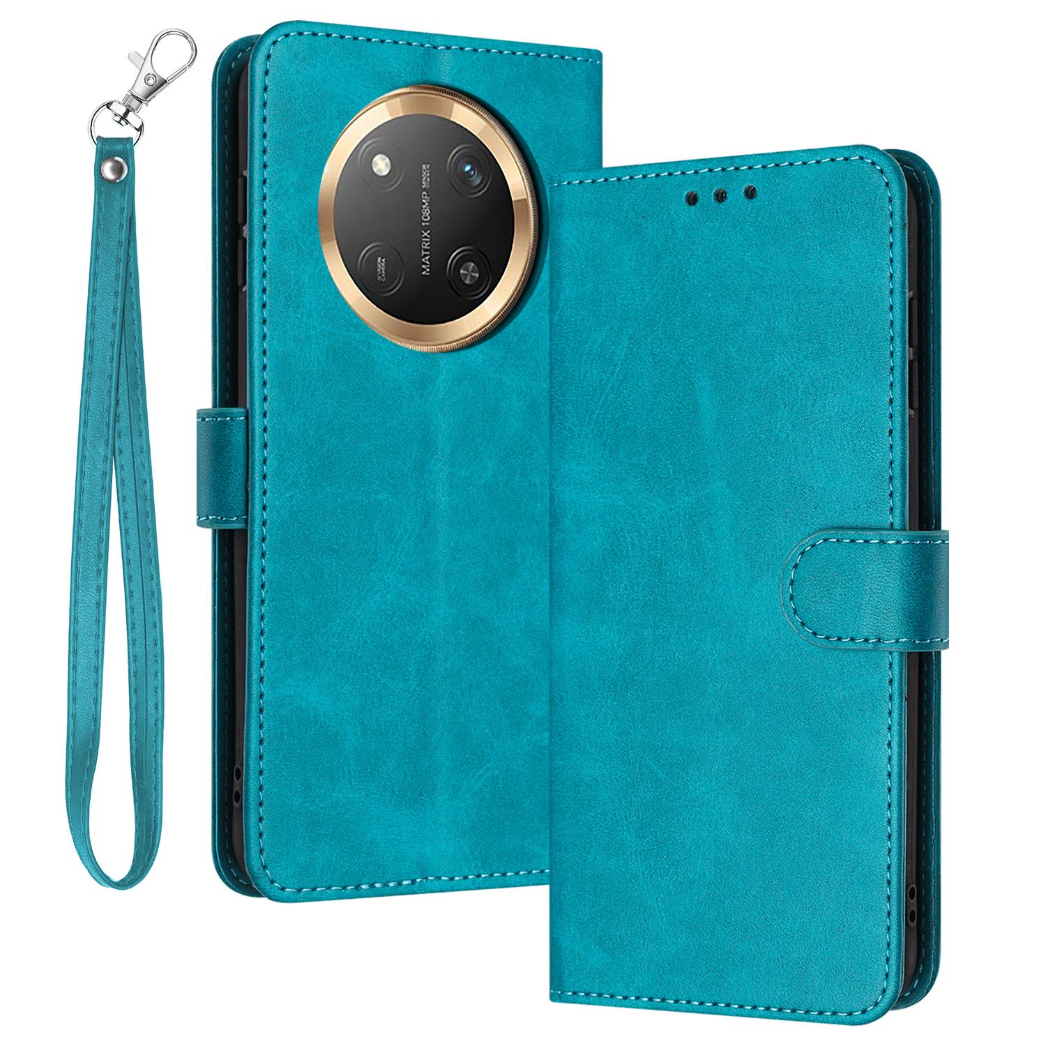 

Чохол для Honor Magic7 Lite 5G/X9c 5G/X60 Pro 5G Чохол-книжка Підставка PU Шкіра Гаманець Чохол для телефону Текстура телячої шкіри Green