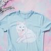 Direwolf Puppy Cute Unisex Soft T-Shirt - Wolf Lover Gift, Kawaii Graphic Shirt, Cute Animal Tee, Birthday Present, Holiday Shirt