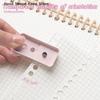 Mini Kawaii Office School Supplies Stationery Items Hole Punch 1 Hole Cute Paper Punch Portable Round Hole Puncher Paper Cutter