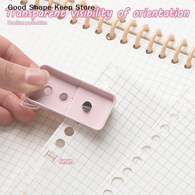 Mini Kawaii Office School Supplies Stationery Items Hole Punch 1 Hole Cute Paper Punch Portable Round Hole Puncher Paper Cutter