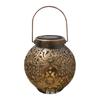 Cross-Border Solar Lantern: Wrought Iron Peony Projection Light for Outdoor Garden and Courtyard.