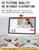 PC Webcam with Microphone, 2K/4K Streaming, USB, Full HD Autofocus, Driver-Free, Ideal for Online Classes