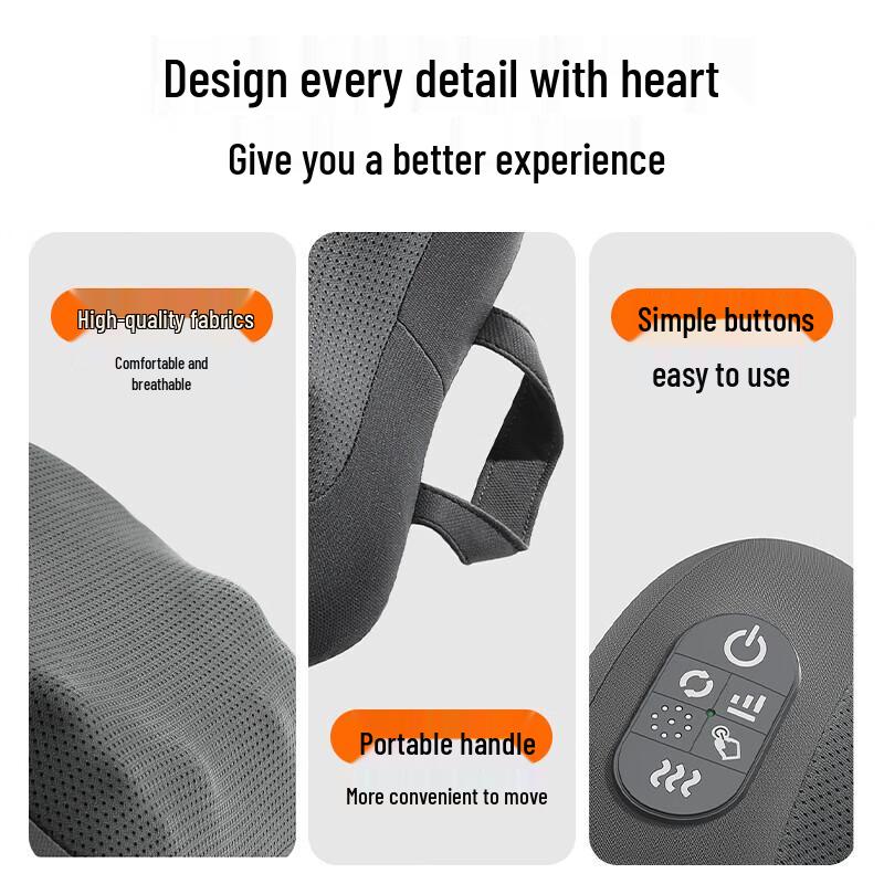 KONKA Wireless Lumbar Massager with Heat CN plug (adapter included)