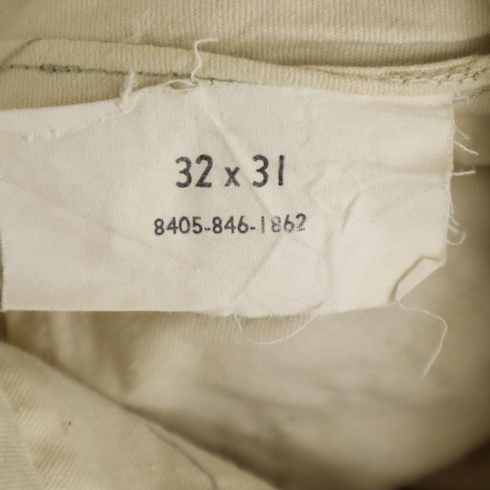 US ARMY 60s DSA Vintage Trouser Pants W32 Beige Men's Used
