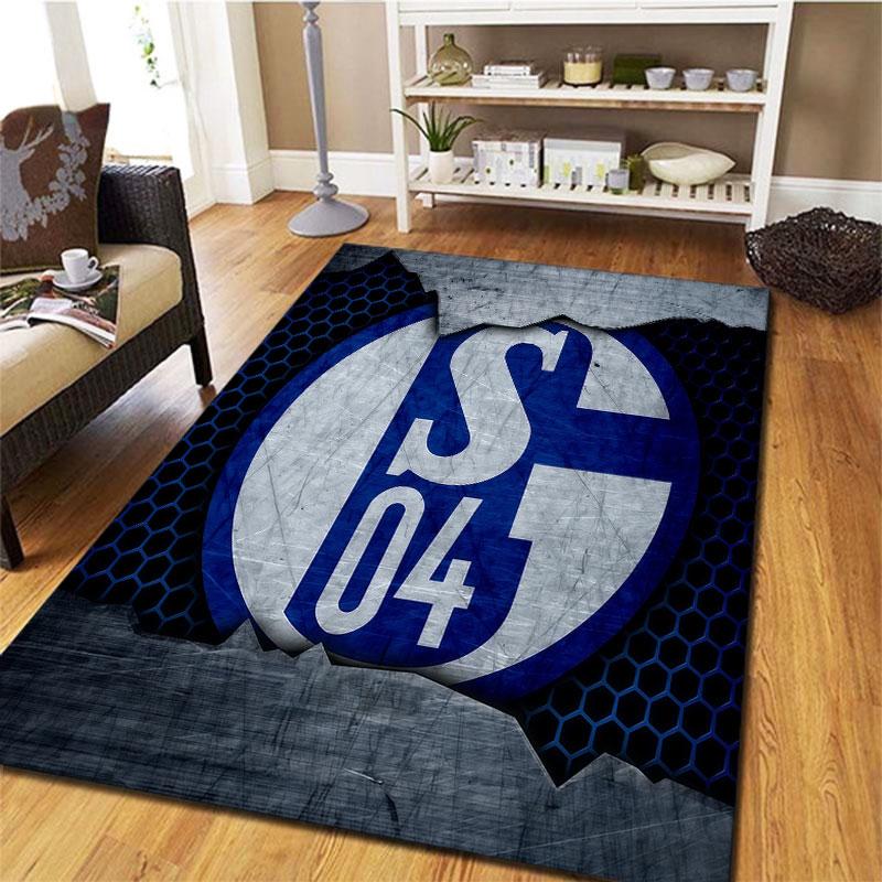 FC Schalke 04 Carpet Rug for Living Room Bedroom Home Sofa Decoration,Kids play Non-slip Floor Mat