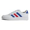 adidas Breaknet 2.0 Synthetic Leather Slip Resistant Durable Breathable Low Top Skate Shoes Men Sneakers White Red Blue HP9424