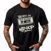Raised On Old School Cassette Graffiti Oversized T Shirt Men Adult Breathable Harajuku Tshirts Mardi Gras