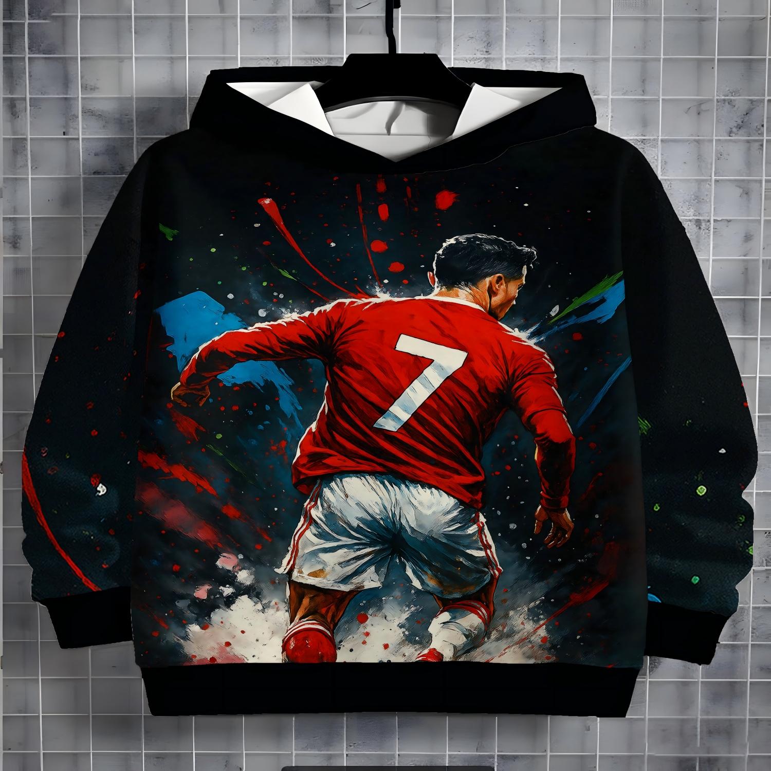 

2026 Детские толстовки с 3D-принтом Новые мужские и женские толстовки Повседневные нейтральные толстовки Детская верхняя одежда 13-14Y