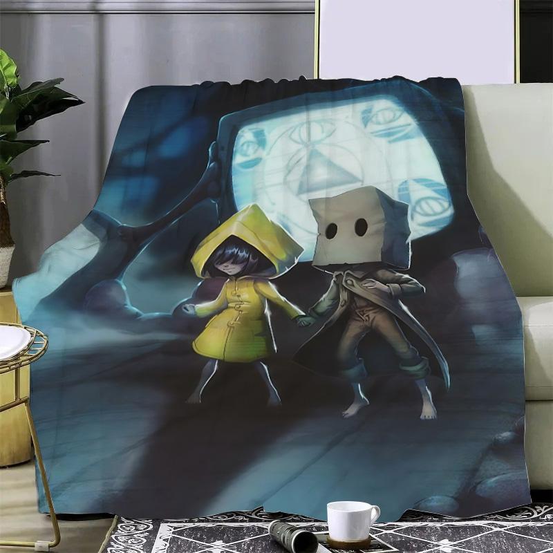 Horror Game Little Nightmares Printed Blanket Picnic Blankets Warm Blanket Soft Comfortable Blanket Home Travel Birthday Gift