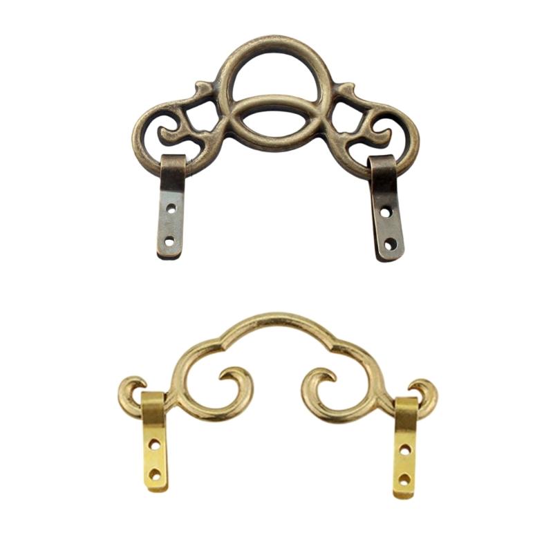 Ozdobny Miedziany Hak Ścienny Vintage Ramka na Zdjęcia Dekoracyjny Wieszak Praktyczne Organizery Domowe Przyjazny dla Użytkownika Design