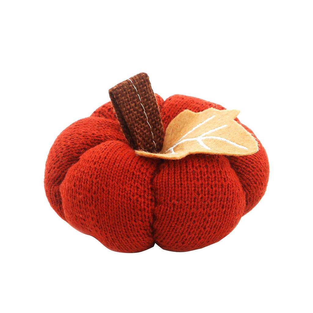 Handmade Orange Pumpkin Hanging Ornaments for Christmas and Thanksgiving Decorations