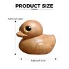 Mini-Entenfiguren Lustige Ente Handgefertigte Holzstatue Gartendekoration Haus Büro Schreibtisch Dekor Geschenke Souvenirs