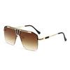 Occhiali da Sole da Uomo Wind Metal Splicing Integrato Cambio Graduale Tendenza Moda Temperamento Scatola Occhiali da Sole
