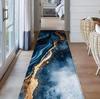1 Piece of Marble Milky Way Pattern Corridor Running Rugs Long Strip Carpet Anti Slip Runner for Bathroom Home Entrance Carpet