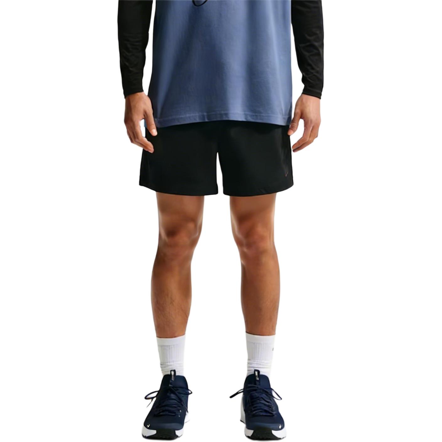 Nike Dri-Fit Thick Mid-Waist Loose Fit Three-Quarter Sports Shorts Men shorts IF2213-010 S