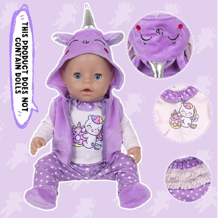 18Inch Doll Fashion Outfit with Quality Tailoring Doll Clothing Set Encourages Creative Costume Styling for Toddler Fun